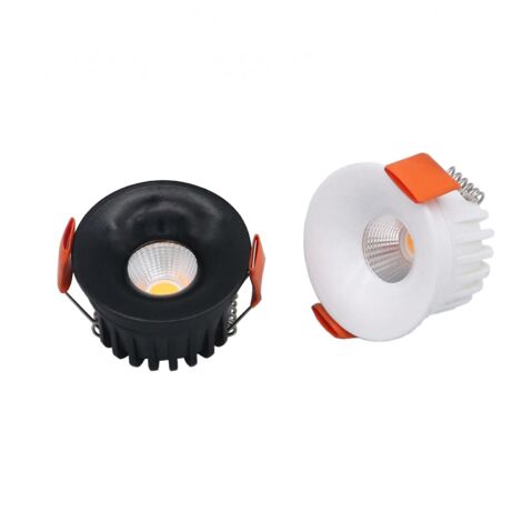 EFECTOLED LED Downlight Einbaustrahler 4W Rund Mini Dimmbar Dim To Warm Ausschnitt Ø 48 mm Weiß