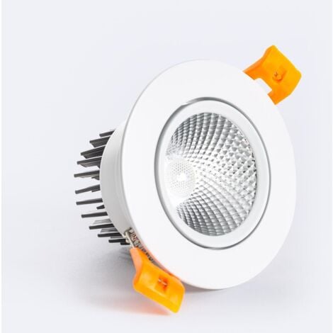 LEDKIA LED Downlight Einbaustrahler 7W Rund Dimmbar Dim To Warm Ausschnitt Ø 65 mm Weiß