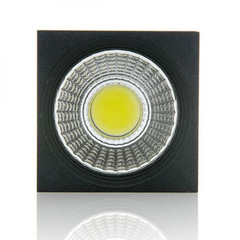 LED Downlight Pour Montage En Surface COB Carré Noir 57X57Mm 3W 270Lm 30.000H BF-MZ3002-3W-B-CW