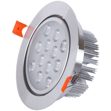 GREENICE LED-Downlight-Strahler 12W 1200Lm 4200ºK Rund 40.000H [HO-LEDDOWN-12W-W]