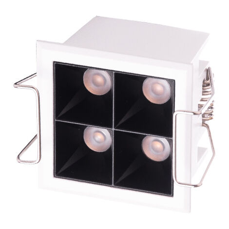 LED-Downlight-Strahler 5W 360Lm 2700ºK Rechteckig PRO SMD3030 50.000H [JW-5W-M-WW]
