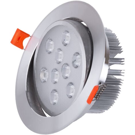 GREENICE LED-Downlight-Strahler 9W 900Lm 4200ºK Rund 40.000H [HO-LEDDOWN-9W-W]