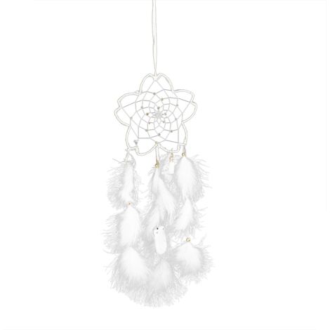 LED Dream Catcher Home Pendant Decoration Wall Hanging Wedding Party Decor Feathers Decor