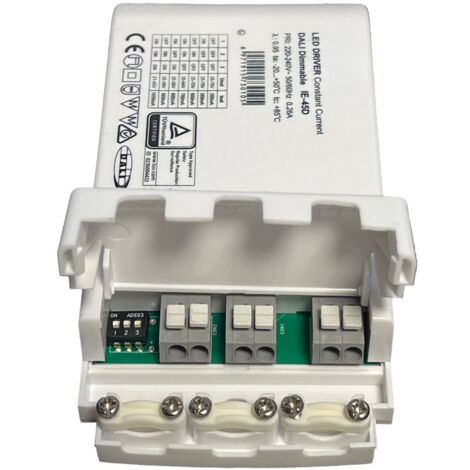 Led Driver 45W Dimmerabile DALI 2 Push Dimming Corrente Costante Configurabile 350mA 500mA 600mA 700mA 800mA 900mA 1050mA