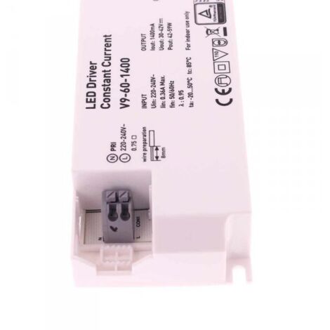 Led Driver CC Corrente Costante 1400mA 30V-42VDC Per Alimentare Led Max 60W