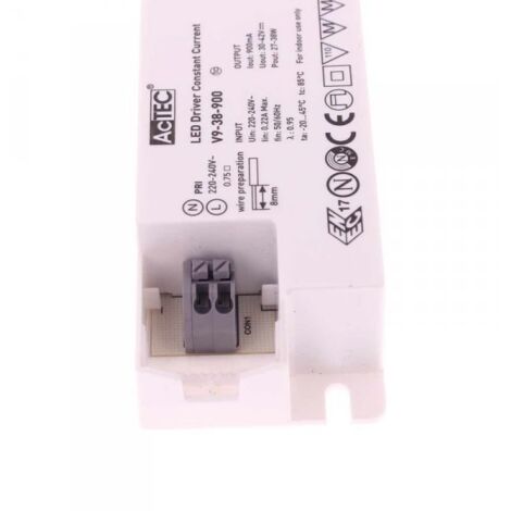 Led Driver CC Corrente Costante 900mA 30V-42VDC Per Alimentare Led Max 38W