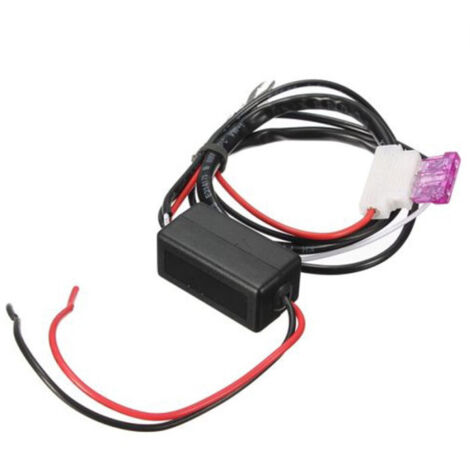 Автомобилно реле за LED дневни светлини с DRL контрол и димер ON/OFF - 12V