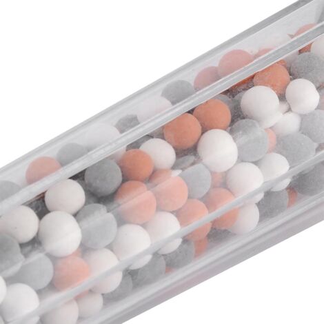 LED-Duschkopf mit negativer Ionisation und Wassersparfunktion – Tragbarer Duschkopf für die Badewanne – Verchromtes ABS – Abmessungen: 255 x 90 mm – 330 g – Standard-G1/2-Anschluss