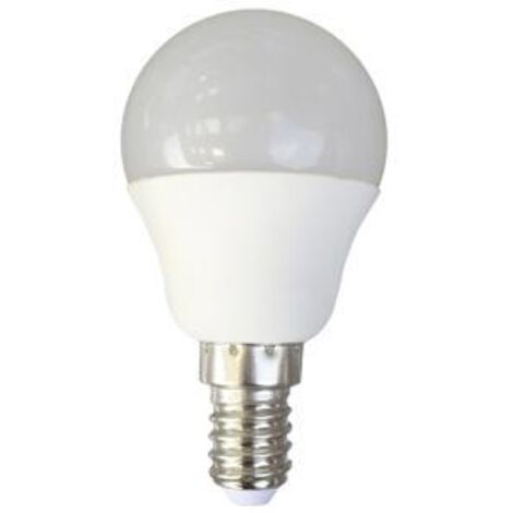 LED E14 SPHERIQUE - 9W BLANC BRILLANT