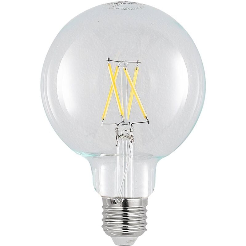 

LED E27 4W 2.700K G95 globo, filamento, claro