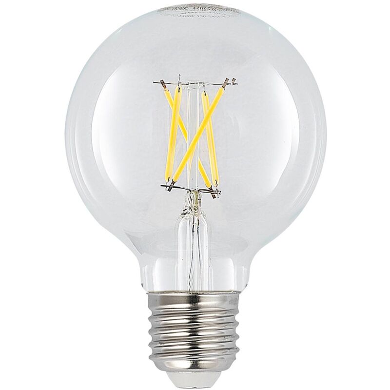 

LED E27 4W G80 2.700K filamento atenuable claro