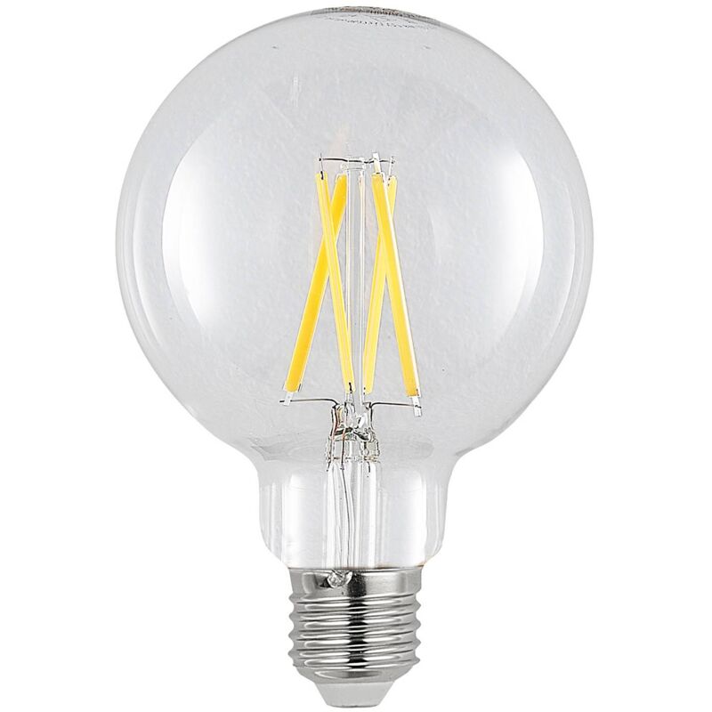 

LED E27 8W 2.700K G95 globo, filamento, claro