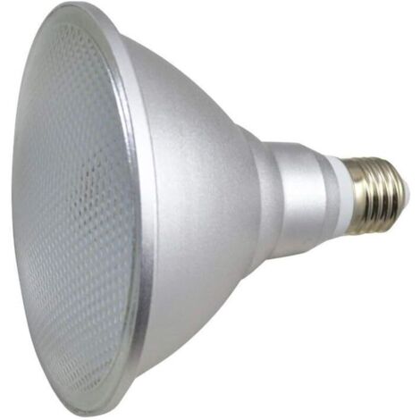 LED E27 Base PAR38 20W, IP65 étanche, 85 265V, projecteur, boîtier en aluminium, Projecteur IRC 90, Pack 1 (blanc)