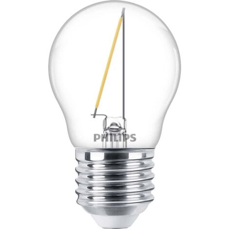 Led e27 globo 15w trasparente 136lm
