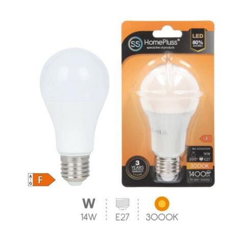 LED E27 STANDARD - 14W BLANC BRILLANT