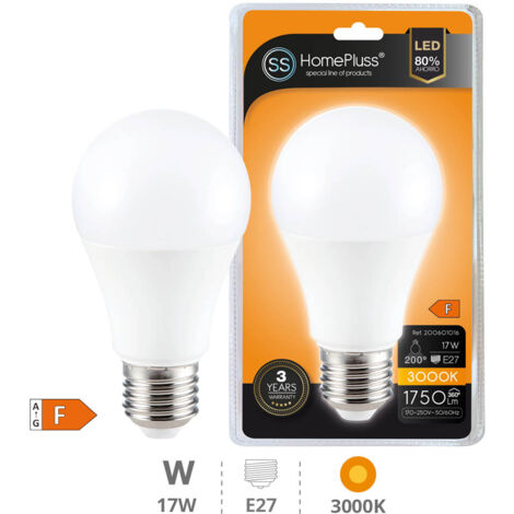 LED E27 STANDARD - 17W BLANC CHAUD