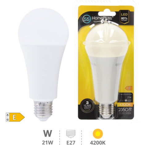LED E27 STANDARD - 21W BLANC BRILLANT