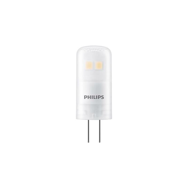 Philips - led 76755600 led cee f (a - g) G4 culot à ergots 1 w = 10 w blanc chaud (ø x l) 1.3 cm x 3.5 cm 1 pc(s) A807502