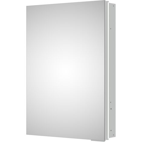 LED Einbau-Spiegelschrank Bernstein UP7012 50 cm mit Steckdose