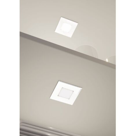 LED Einbauleuchte Quadrum Plus D-MOTION, schwarz matt