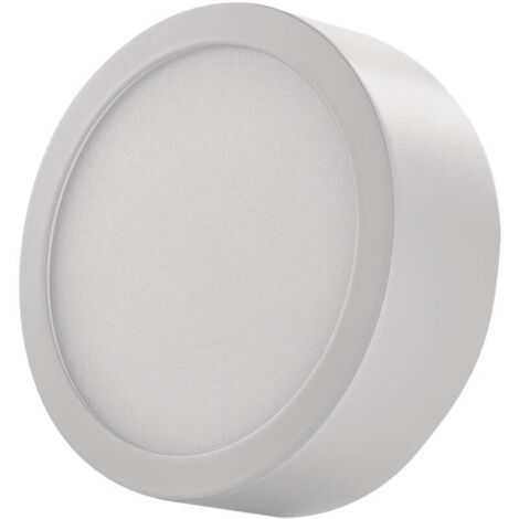LED Einbauleuchte rund IP20 silber neutralweiß 7,6 W  120 x 40 mm