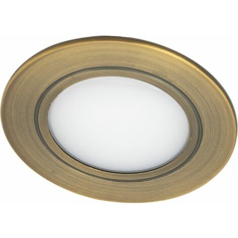 SIRO 3000K warmweiß, Messing schwarz gebürstet