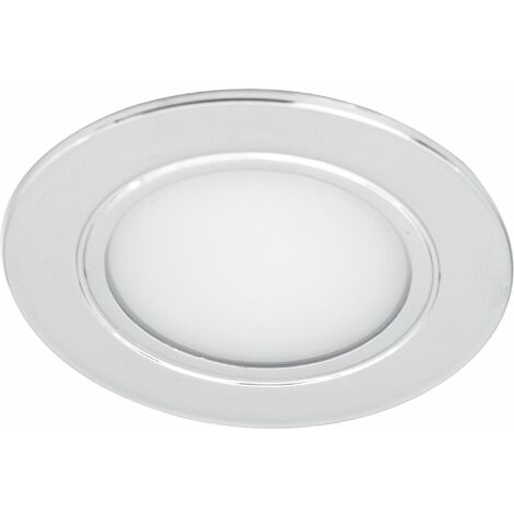 LED Einbauleuchte SL-Mono Spot 3000K warmweiß, verchromt glänzend
