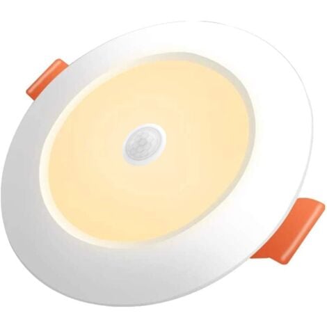 TORANA LED Einbaustrahler 12W Warmweiß 3000K Bewegungsmelder LED Slim Downlight Durchmesser 105mm Ulisem