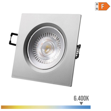 LED-Einbaustrahler EDM - 5W - 380lm - 6400K - Rahmen verchromt - 31657