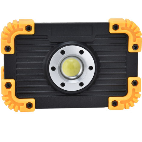 LED Emergency Flood Light Mini COB Work Light Portable Round USB Charging Camping Light for Outdoor