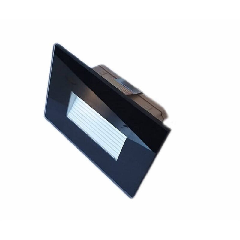 4w Led Downlight Pour Box 503 3000k 4000k Ip65 Cadre En Verre Noir
