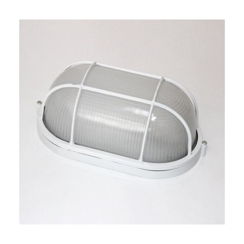 Mimiy - led Explosion Proof Light - Industrial Nautical Nautical Style Matt White Cast Aluminum Outdoor Partition Wall Light or Ceiling Light IP44