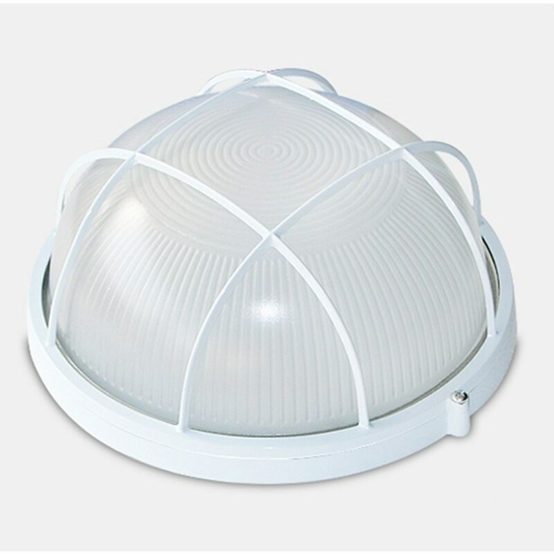 Mimiy - led Explosion Proof Light - Industrial Nautical Nautical Style Matt White Cast Aluminum Outdoor Partition Wall Light or Ceiling Light IP44