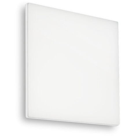 LED Extérieur Carré Simple Flush Blanc IP65, 3000K