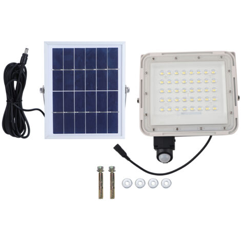 LED extérieure lumière d'inondation solaire lampe murale étanche jardin lumière d'inondation réverbère pour jardin extérieur pelouse