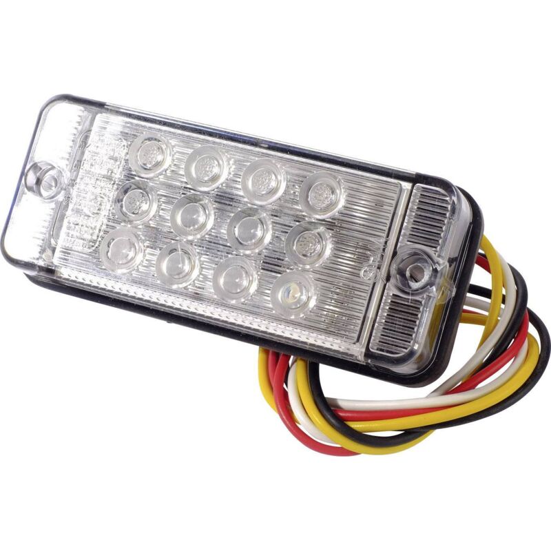 Secorüt - Feu de recul pour remorque gauche, droite 95821 verre transparent extrêmités de câble ouvertes 12 v, 24 v