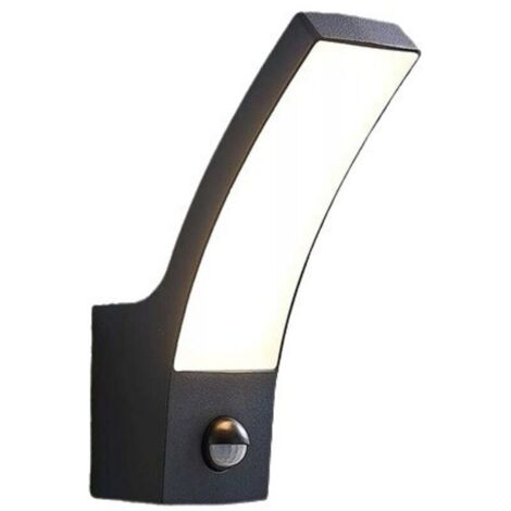 LED-Fassadenleuchte mit 140°-PIR-Bewegungsmelder, 15 W, 1000 lm, Dämmerungssensor, Schutzart IP54 für den Außenbereich, Anwendung