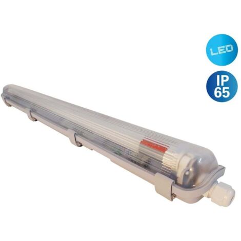 LED Feuchtraumleuchte Pipe 1-flammig 68 cm T8, G13, 9 Watt Feuchtraumleuchte