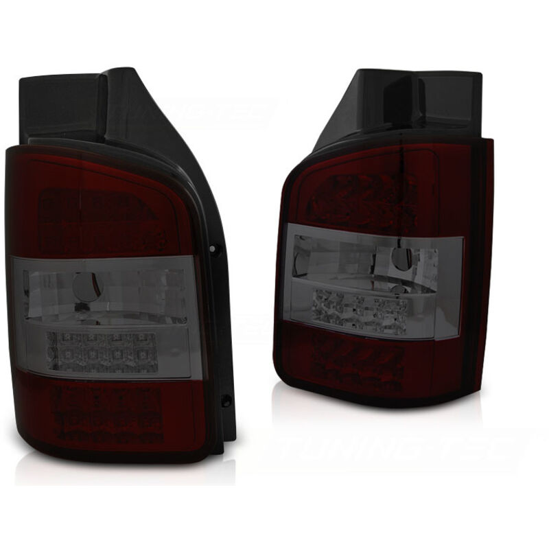 Led Feux arrières pour vw T5 10-15 transporter rouge fumée