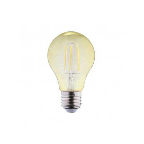 Ampoule LED COB à Filament 8W (70W) E27 Doré Blanc chaud 2700°K