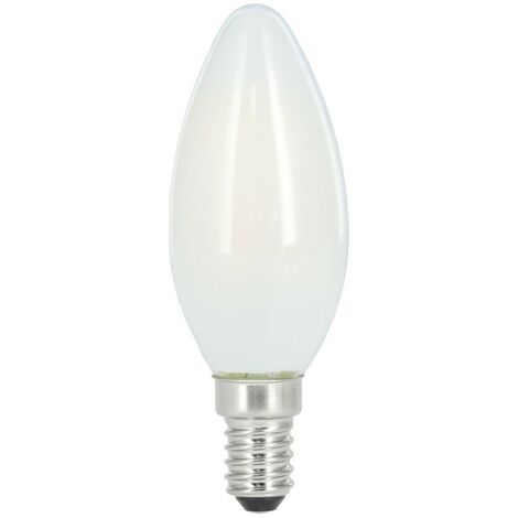 LED-Filament E27 4W/40W Kerze Matt Warmweiß