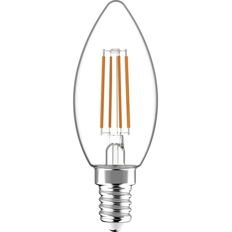 Led's Light - LED-Filament Kerzenlampe dimmbar C35 4,5W 470 lm warmweiß E14