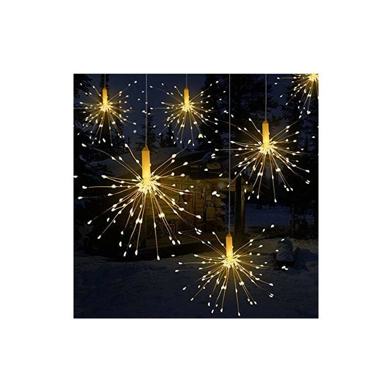 Led Fireworks Light, Copper Wire led Light, Christmas Sparkling Lights Waterproof Remote Control for Bedroom, Garden, Patio, Wedding, Party, diy