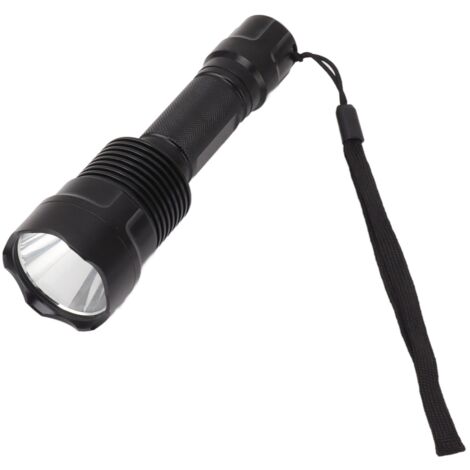 LED Flashlight 1800LM High Luminous Flux IPX8 Waterproof Handheld Super Bright White Light Flash Light for Outdoor Emergency Camping