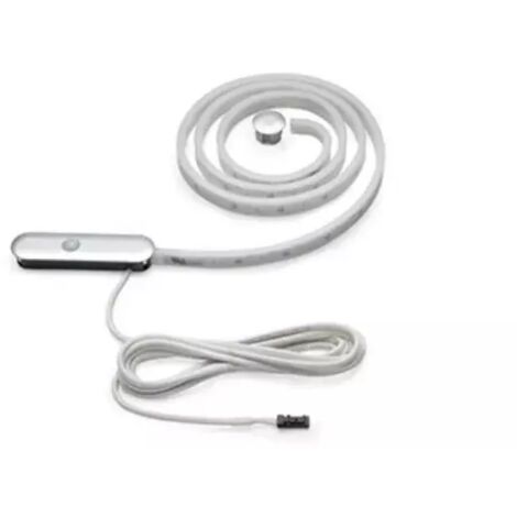 LED FLESSIBILE IN SILICONE 2500MM LUCE NATURALE CON INTERRUTTORE TOUCH ARGENTO -PROMO-