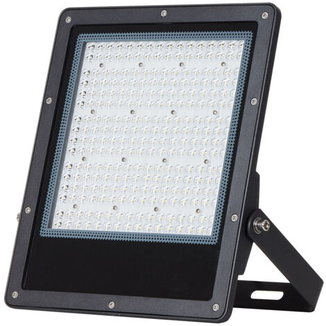 LED- Fluter 100W Dimmbar TRIAC 170 lm/W IP65 ELEGANCE Slim PRO Schwarz 5000K Kaltweiß Asymmetrisch 30ºx90º