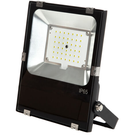 LED-Flutlicht 30W 4800Lm 6000ºK PRO SMD3030 IP65 Dimmbar 100.000H [1916-NS-HVFL30W-CP-CW]