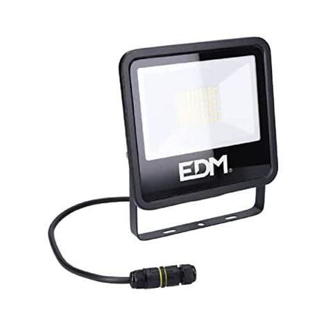 Led-Flutlicht 50w 4000lm 4000k Tageslicht schwarz Serie edm