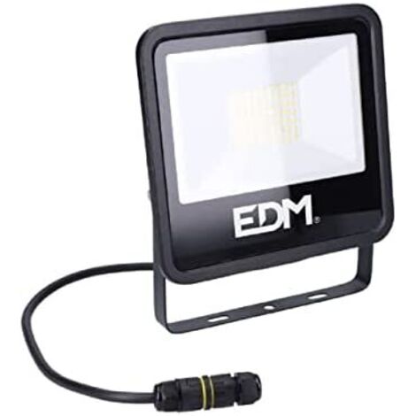 Led-Flutlicht 50w 4000lm 4000k Tageslicht schwarz Serie edm