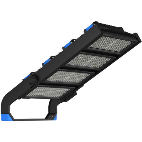 LED-Flutlichtstrahler 1200W Stadium Professional  170lm/W IP66 INVENTRONICS Dimmbar 0-10V Warmes Weiß 3000K 150x60º136 mm